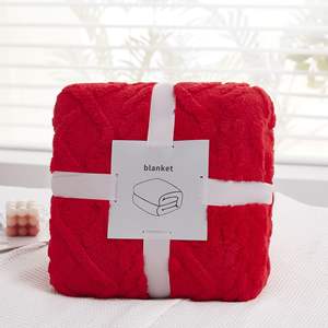 Mantas <span class=keywords><strong>de</strong></span> <span class=keywords><strong>lana</strong></span> portátiles suaves y cálidas resistentes a la humedad cuatro estaciones antibacterias tejido ecológico patrones sólidos viaje - Product Image 6