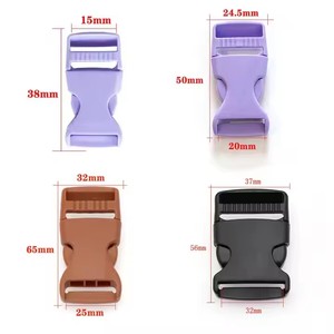 Deepeel BF240 15/20/25/32mm sacs à dos colorés sac sangle boucle de réglage boucles de dégagement en plastique accessoires de sangle - Product Image 2