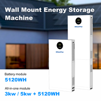 UE personnalisée 5KW 10KWH batterie tout-en-un 10KWH 15KWH 20KWH système solaire pour la maison entreprise
