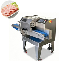Machine à trancher la viande multifonctionnelle, machine à trancher le bacon, le jambon, le tofu frit, machine à trancher la viande cuite pour la découpe et la tranchée du bœuf