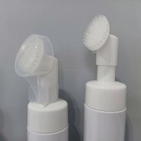 Bouteilles à pompe pour lotion en PET de 100 ml, 150 ml, 200 ml, contenants cosmétiques blancs avec applicateur à brosse, bouteille en plastique pour mousse, bouteille pour mousse