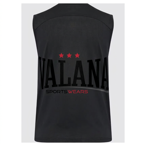 Custom logo <b>Women's</b> <b>Black</b> Crew Neck <b>Tank</b> <b>Top</b> Sleeveless Solid Sporty Gym Shirt Factory direct - Product Image 5