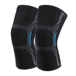 Rodillera de compresión unisex de neopreno de alta elasticidad con logo personalizado y protector de palma, soporte de rodilla personalizable único - Product Image 2