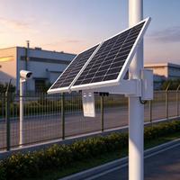 Système d'alimentation solaire 60W avec panneau solaire et batterie lithium 30AH, sortie DC12V, kit solaire hors réseau pour caméra CCTV extérieure