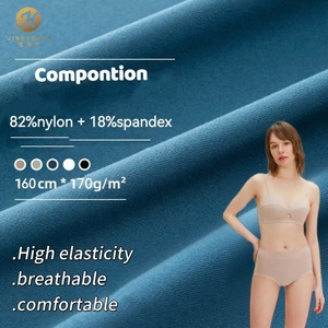 Nuovo Tessuto Lavorato a Maglia ad Alta Elasticità 170g, Composto da 82% Nylon e 18% Spandex, Traspirante e Confortevole per Biancheria Intima e Abbigliamento Sportivo - Product Image 3