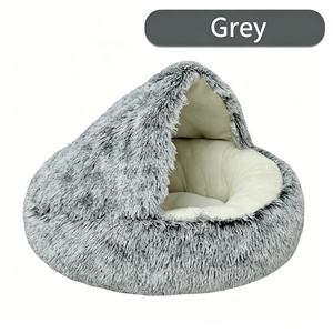 Camas para mascotas, cama para perros, cama para gatos, cama cueva para gatos, cama cubierta para gatos, camas para gatos de interior, cueva suave para mascotas, casa para gatos, lavable para uso diario. - Product Image 6