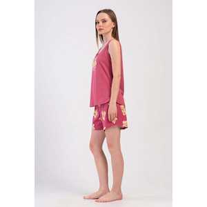 Conjunto de Pijama para Mujer con Cuello Redondo y Falda Ovalada Ancha, Ropa de Dormir Cómoda - Product Image 3