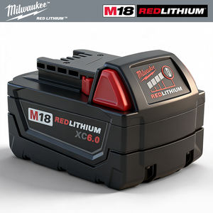 Outils de perçage sans fil RED Battery 18V 6.0Ah Batterie au lithium <span class=keywords><strong>M18</strong></span> Remplacement <span class=keywords><strong>Milwaukee</strong></span> 48-11-1850 48-11-1860 Batteries pour outils électriques - Product Image 5