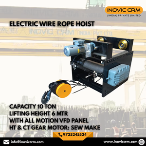 รอกสลิงแบบหนักพร้อมมอเตอร์เบรก |   รอกสลิงสำหรับงานอุตสาหกรรมที่ใช้งานต่อเนื่อง - Product Image 5
