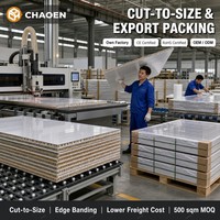 Panneau de mobilier en aluminium alvéolaire sandwich OEM pour projets de placards résidentiels, anti-déformation, anti-moisissure et anti-bactérien
