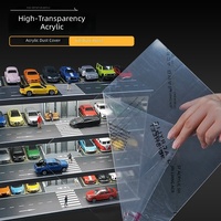 Modèle de garage de stationnement avec ascenseur à l'échelle 1:64, éclairage et cache-poussière en option, personnalisation OEM/ODM pour les commandes en gros et sous marque privée