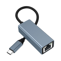 Dajiang OEM personalizado USB C a Ethernet adaptador RJ45 a tipo C Gigabit Ethernet adaptador 1Gbps para Windows y Mac OS adaptador