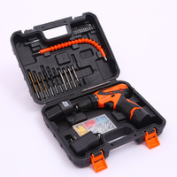 Coffret d'outils multifonctionnel DEWEN pour la maison, perceuse sans fil au lithium 12V avec clé hexagonale, tout-en-un, OEM, boîte de rangement en acier à haute teneur en carbone