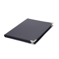 Porte-menus A4 pour restaurants, couvertures de menu design, en cuir pliable pour restaurant