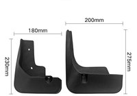 Garde-boue de voiture grande taille, lot de 4, anti-éclaboussures, protection de pare-chocs, imperméables, vente en gros