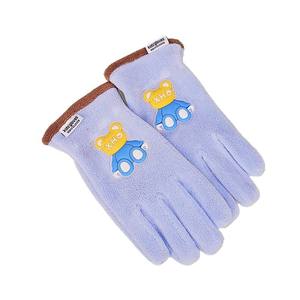 Детские зимние перчатки теплые Мультяшные милые флисовые для мальчиков и девочек велосипедные спортивные из флиса - Product Image 2