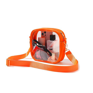 <span class=keywords><strong>Bolso</strong></span> de PVC transparente OEM, <span class=keywords><strong>bolso</strong></span> cruzado transparente aprobado por el estadio para conciertos, <span class=keywords><strong>eventos</strong></span> deportivos, monederos con correas extraíbles para la playa - Product Image 4