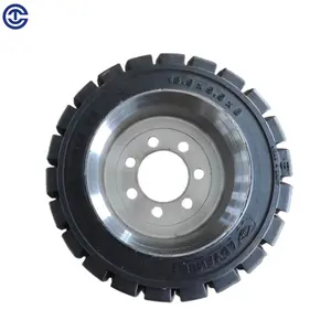 Heli rodas de carretel de borracha, fornecedor, alta qualidade, roda de carro 330x140x80 Q69K4-43001Z, pneus sólidos