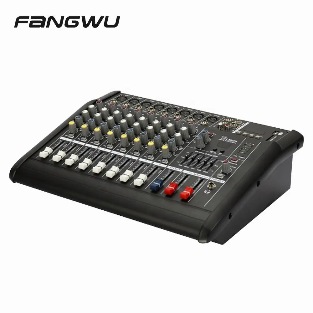 Neue Design Power Beruf Equalizer Power Mixer Mit Verstärker