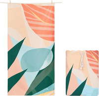 Serviette de plage en microfibre surdimensionnée, personnalisée, imprimée recto-verso, séchage rapide, anti-sable, écologique, pour la plage, le bain, les cadeaux et les voyages
