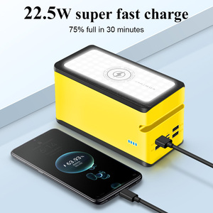 โอไรโม แบตสำรองความจุสูง 22.5 <span class=keywords><strong>ว</strong></span>ัตต์ 100000 มิลลิแอมป์ชั่วโมง แท่นชาร์จพกพา <span class=keywords><strong>90000</strong></span> มิลลิแอมป์ชั่วโมง แผงโซลาร์เซลล์ พร้อมระบบชาร์จไร้สาย - Product Image 2