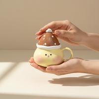 Mug en céramique écologique au design unique, compatible micro-ondes et lave-vaisselle, durable, pour café et lait, idéal pour la maison et les cafés.