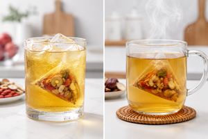 Thé santé en sachets de marque singapourienne Apple Astragalus, mélange <span class=keywords><strong>pour</strong></span> booster l'énergie et reconstituer le Qi, sans caféine, vente en gros - Product Image 3
