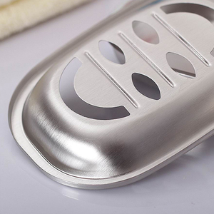 DSF76 Porte-savon en acier inoxydable 13 cm, double couche, organiseur de salle de bain - Product Image 6