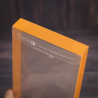 Boîte cadeau en plastique de haute qualité en PVC/PET/PP givré - carré léger avec impression de logo personnalisée