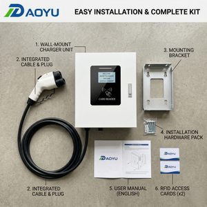 เครื่องชาร์จไฟฟ้ากระแสตรงแบบติดผนัง 7kW 15kW 20kW 30kW 40kW  รองรับ CCS1 CCS2 GBT CHAdeMO OCPP พร้อมแอปพลิเคชันอัจฉริยะ สำหรับสำนักงาน - Product Image 6