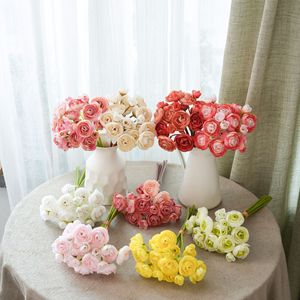 Bouquet de roses artificielles CallaFloral en polyester pour décoration intérieure de mariage, style artisanal, transfrontalier - Product Image 1