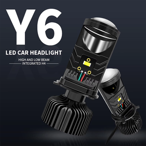 YUFING <span class=keywords><strong>Y6</strong></span> 7000Lm 70W New H4 Car Led proiettore a Led Y3 Y7 Super luminoso proiettore Mini H4 Led faro Laser - Product Image 2