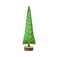 Hölzerne Weihnachtsbaum-Tischdekoration