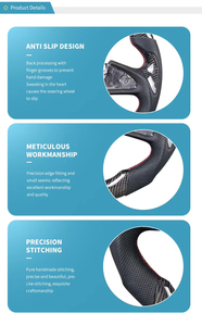 Volant <span class=keywords><strong>sport</strong></span> en Alcantara en forme de D pour GTI avec surpiqûres rouges, compatible avec la série Volkswagen <span class=keywords><strong>Golf</strong></span>, amélioration de l'intérieur de la voiture, vente en gros d'usine - Product Image 6