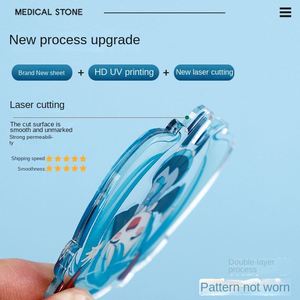 Acrylic Unisex Key Chain Custom Cartoon Animation Peripheral Gift DIY Key Pendant Wholesale Creative Star Brand China - Product Image 2