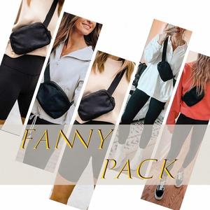 <b>Mini</b> <b>Black</b> Fanny Pack Crossbody Chest <b>Bag</b> Waterproof Waist Belt <b>Bag</b> with Adjustable Strap for Traveling Running Hiking Cycling - Product Image 6