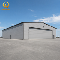 Hangar per Aerei con Struttura in Acciaio Durevole, Sistema a Traliccio Conforme AISC, Edificio Prefabbricato in Metallo per Officina e Magazzino