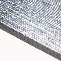 Feuille d'isolation thermique en polyéthylène, pièces, feuille d'aluminium, mousse polyéthylène à l'arrière, à bulles