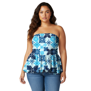 Camisas y Blusas con Estampado de Flores Tapa de Samoa y Fiyi para Mujer, Camisas con Logotipo Personalizado, Blusas Polinesias, Blusa Casual Hawaiana para Mujer - Product Image 5