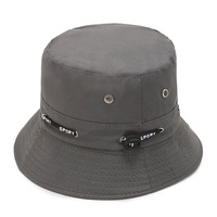 Chapeau Bob en Coton Unisexe, Casquette Hip Hop, Gorros pour Hommes et Femmes, Chapeau Panama, Chapeau de Plage, de Randonnée, de Travail, avec Corde à Nouer et Trous d'Aération