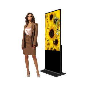 Soporte de suelo 32-75 pulgadas Android Vertical LCD Publicidad EE. UU. UE Almacén Pantalla táctil Señalización digital Monitores de pantalla - Product Image 3