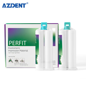 Azdent - Material de Impresión Elastomérico Superligero para Odontología, Cartucho de 50 ml*2 para Sistema de Mezcla con Dispensador Hidrófilo - Product Image 1