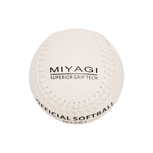 Logo personalizzato palline da Softball in pelle crosta bianca da 11/12 pollici palline da Softball M1201 ufficiali <span class=keywords><strong>Miyagi</strong></span> da 12 pollici - Product Image 2