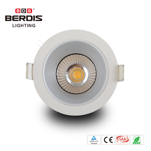 Berdis profundo anti glare led downlight anillo superficie delantera trasera de dos vías instalación techo led downlight IP21 para tienda - Product Image 4