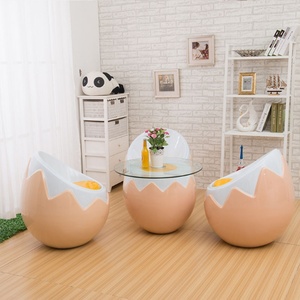 Fiberglass <b>Egg</b>-Shaped Children's Cartoon Reception Chair with Luxurious Design-Personalized Creative <b>Seat</b> - Product Image 2