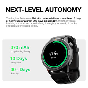 Agm Đồng hồ W1 Pro 1.43 AMOLED Corning Glass Rugged 5ATM IP68 không thấm nước bản đồ ngoại tuyến Relogio Smartwatch GPS Đồng hồ thông minh cho nam giới - Product Image 3