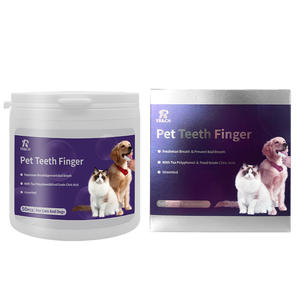 Salviette per la Pulizia dei Denti degli Animali Domestici in Tessuto Non Tessuto Ecologico OEM per il Commercio Estero, Usa e Getta per Cani - Product Image 1