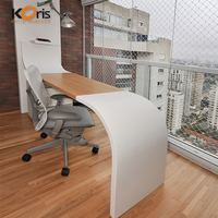 Superficie Sólida Acrílica Koris de Buen Rendimiento de Flexión, Material para Mostrador de Recepción, Encimera de Cocina, para el Hogar