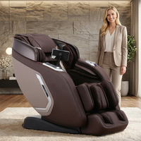 Silla de Masaje de Alta Tecnología Zhouqi, Mecanismo 3D, Gravedad Cero, Control por Voz con IA, Iones Negativos, Pantalla LCD