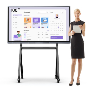 Hushida 65 <span class=keywords><strong>70</strong></span> 75 86 Inch Bảng Thông Minh Màn Hình Cảm Ứng 4K Hiển Thị Cho Lớp Học Giảng Dạy Bảng Trắng Với 48MP Máy Ảnh - Product Image 1